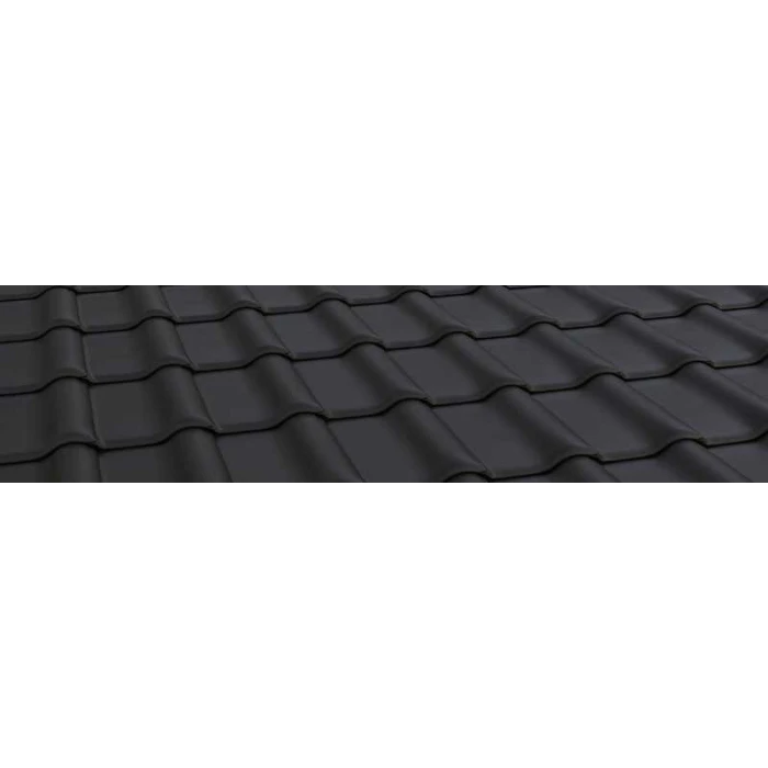 Керамическая черепица Braas Рубин 9V Ангоб черный вулкан