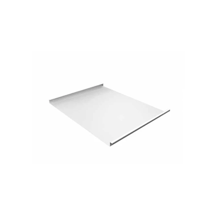 Фальцевая кровля Фальц двойной стоячий Grand Line 0,5 Satin RAL 9003 Сигнальный Белый